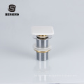 Best sellers bathroom brass basin waste ceramic head bathtub sink pop up stopper drain